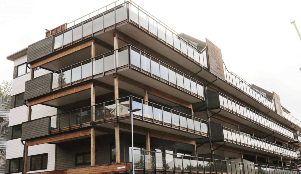 Geschosswohnungsbau in Modulbauweise