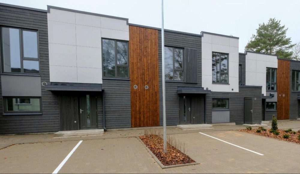 Moderne Stadtvilla in Holzbauweise