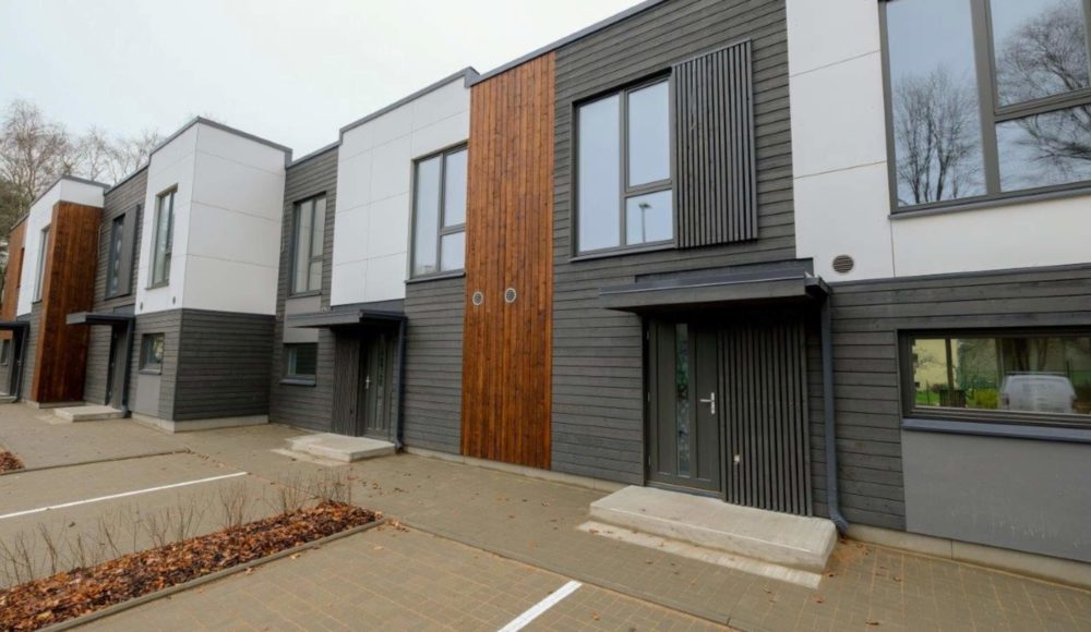 Moderne Stadtvilla in Holzbauweise