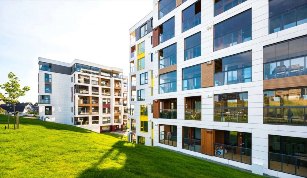 7-stöckige Wohnanlage bietet Ihnen die perfekte Kombination aus modernem Wohnkomfort und nachhaltigem Wohnen